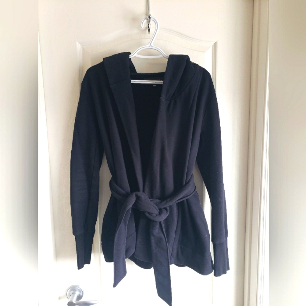 Community Organic Cotton Wrap Sweater from Aritzia